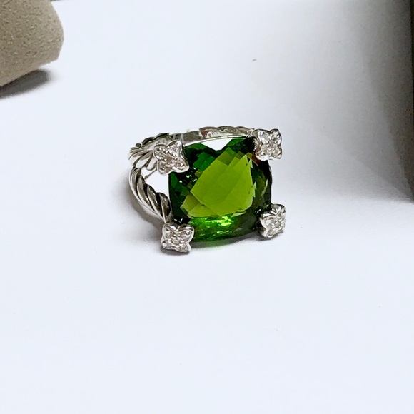 David Yurman Jewelry - David Yurman Cushion On Point 15mm Ring
